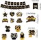 Happy 50th Wedding Anniversary Decorations Kit (Gold) 50"L x 150"W